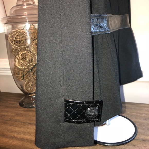 SOLD $95 Vesti croc embossed black blazer lined 16 - Picture 7 of 8